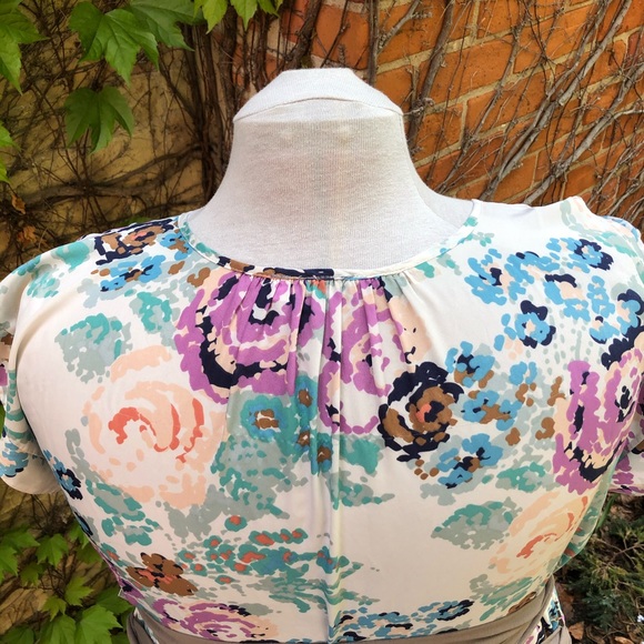 2XL EMBODY Dress Upcycled Flared Boho - Picture 6 of 13